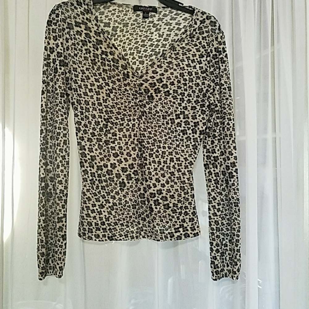 Karen Kane leopard top